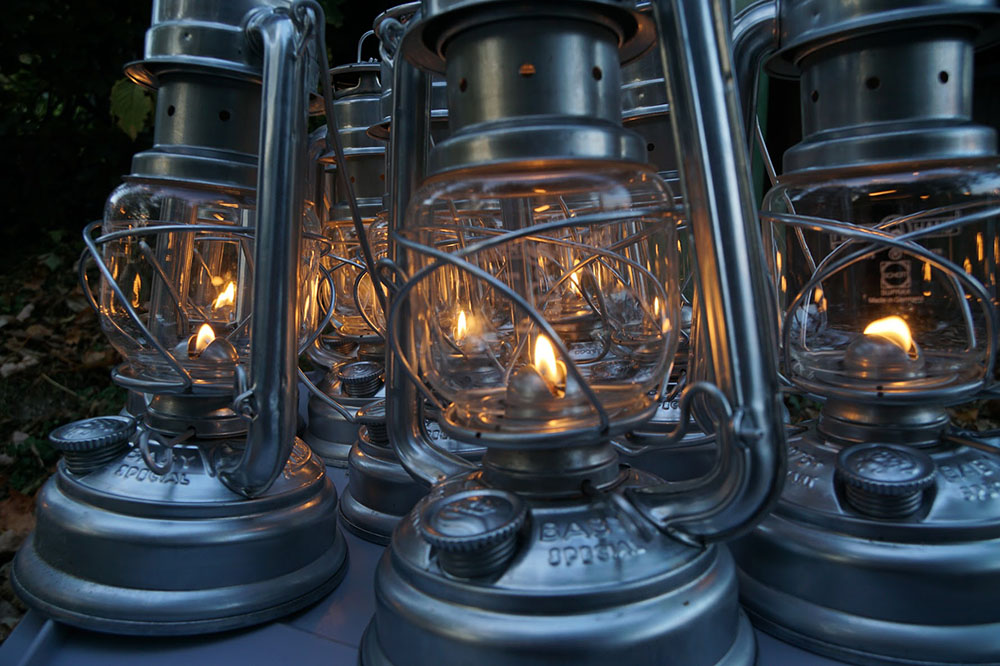 leuchtende Laternen
