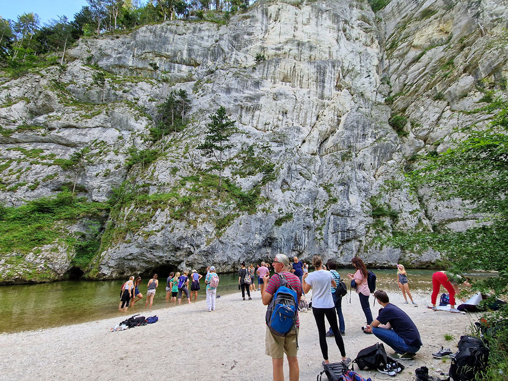 Hoellental Kletterwand Schwarza baden
